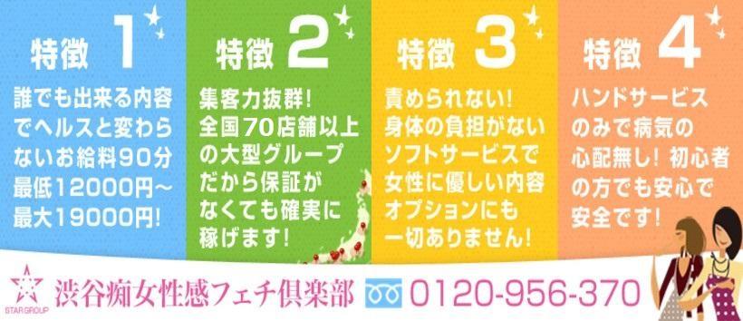 渋谷痴女性感フェチ倶楽部の求人