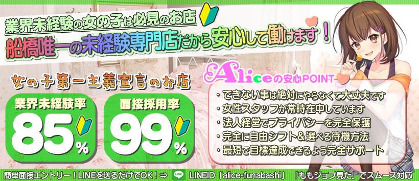 究極の素人専門店 Alice-アリス-の求人